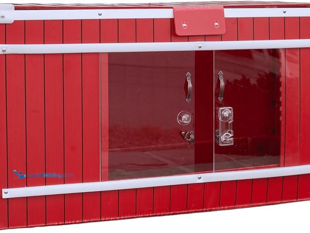 Lot 49-5471150 - RentACoop Big Red Barn Chick Brooder | Durable, Lightweight, Easy-Clean, Multipurpose | with Absorbe...