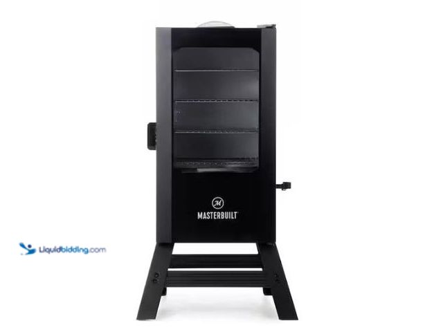 Lot 49-1569109 - Masterbuilt 30 in. Digital Electric Smoker in Black, Model # MB20070421, Parts and Repair, Damage to...