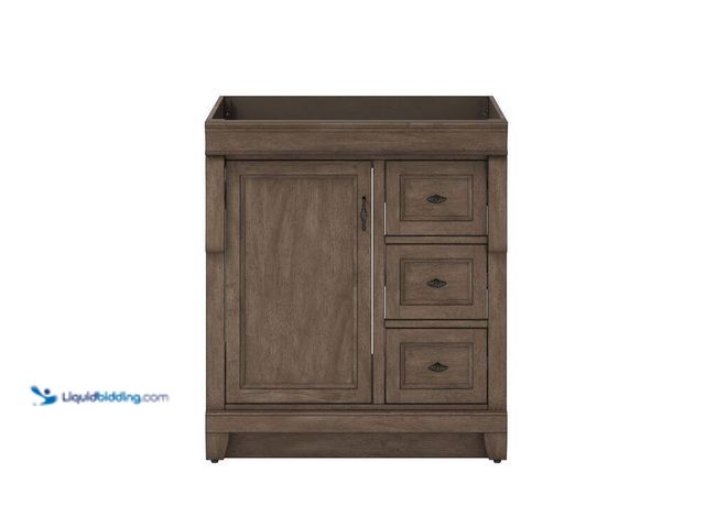Lot 49-2000816 - Home decorators collection Naples 30 in. W x 21.63 in. D x 34 in. H Bath Vanity Cabinet without Top ...