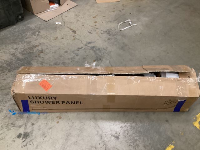 Lot 49-5561067 - Luxury Shower Panel Assembly, YTP07-Black2, Unused with attachments