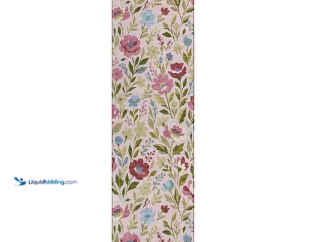 Lot 49-1622814 - Addison Rugs Chantille Machine Washable Indoor/Outdoor Abstract ACN2438 Pink 2 ft. x 7 ft. Runner Ru...