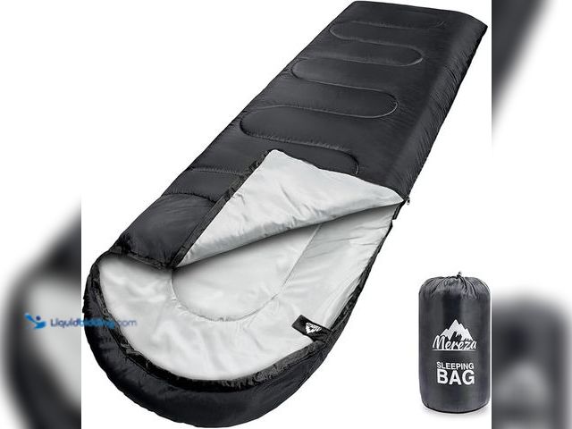 Lot 49-3433537 - MEREZA Sleeping Bag XL for Adults Cold Weather Mens Large Wide Sleeping Bag for Big and Tall Girls B...