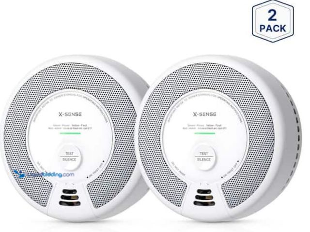 Lot 49-1623793 - X-SENSE 10-Year Battery Wireless Interconnected Smoke and CO Detector with Photoelectric Sensor and ...
