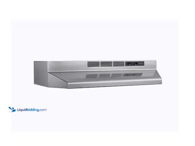 Lot 49-5520660 - Broan-NuTone
RL6200 Series 30-Inch Ductless Under-Cabinet Range Hood, Stainless Steel Finish Intern...