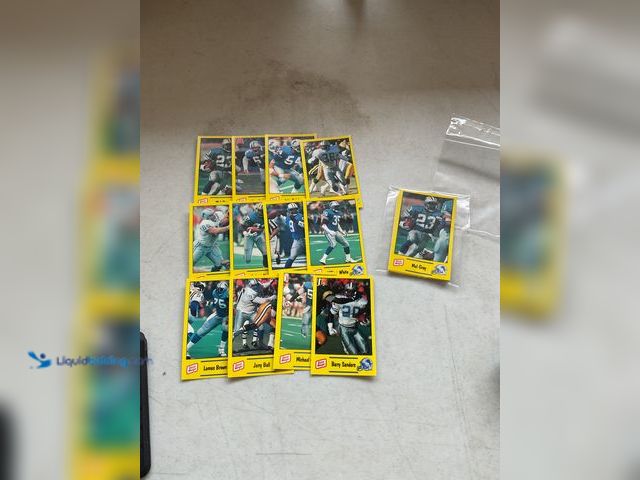 Lot 49-5350270 - LOT OF 2 1991 OSCAR MAYER DETROIT LIONS CARD SETS. INCLUDING BARRY SANDERS AND MORE YOU WILL RECEIVE...