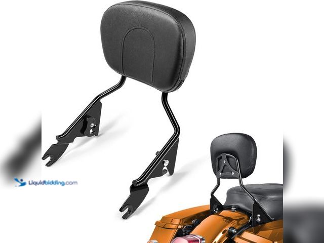 Lot 49-5459735 - PBYMT Detachable Passenger Backrest, Quick Release 2-up Sissy Bar Fit for Harley Davidson Touring St...