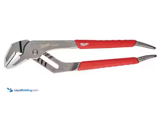 Lot 49-2005933 - Lot of (2) Milwaukee Straight-Jaw Pliers, 10 in. and 12 in., Includes (1) 12 in. Straight-Jaw Pliers...
