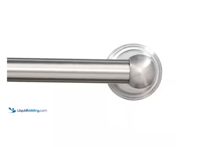 Lot 49-1576482 - Delta Crestfield 20 in. Shower Door Handle in Nickel (1-Pair) Model # SDBR003-BN-R1, Unused, Factory...