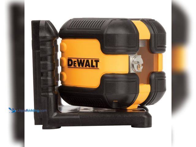 Lot 49-3617116 - DEWALT 40 ft. Red Self-Leveling Cross Line Laser Level with (2) AA Batteries & Case model # 10014860...