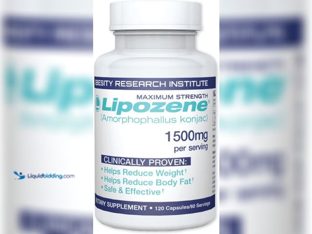 Lot 49-5409796 - Lipozene MEGA Bottle - 120 Capsules, Making it Our Largest Size Available - Appetite Suppressant New