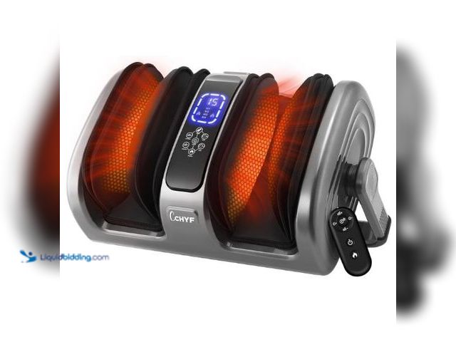 Lot 49-3432159 - CCHYF Shiatsu Foot Massager with Heat, Foot and Calf Massager Machine with Kneading Roller Tissue fo...