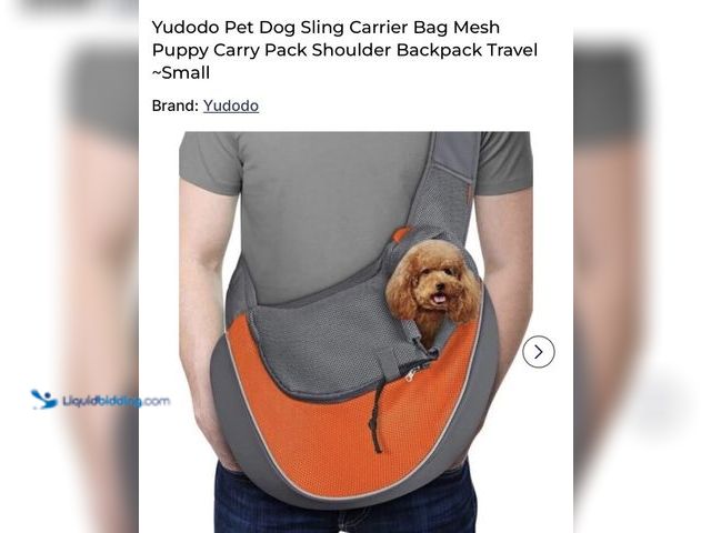 Lot 49-1830866 - 1 New YUDODO Pet Sling Carrier for 5-9 Ibs Small Dogs and Cats - Hands-Free