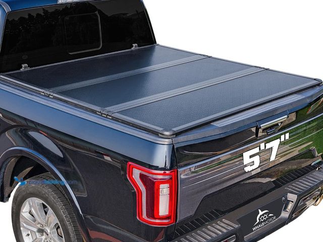 Lot 49-1630644 - Hard Folding Truck Bed Tonneau Cover Compatible with Dodge Ram 1500 Classic&New(2009-2026) 5.7 FT Sh...