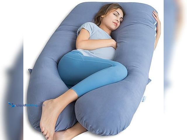 Lot 49-3482756 - QUEEN ROSE Pregnancy Pillow, U Shaped Full Body Pillows for Sleeping Support, 55 Inch Maternity Pill...