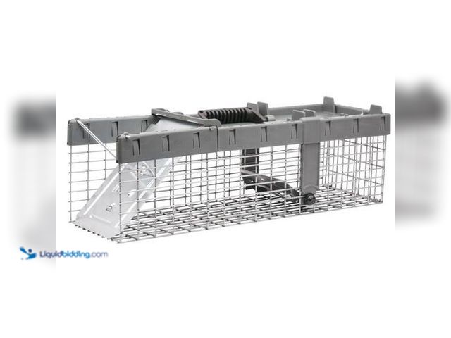 Lot 49-3614908 - Havahart Small 1-Door Humane Catch-and-Release Live Animal Cage Trap for Squirrel, Weasel, Chipmunk ...