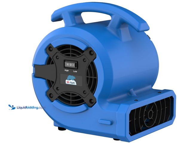 Lot 49-1518784 - B-Air VP Series 1/8 HP Air Mover Commercial Floor Fan, 2 Speeds, 3 Drying Angles, 1.3 Amp Draw, for ...