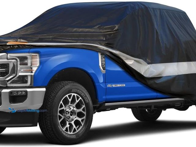 Lot 49-5488238 - 10 Layers Truck Cover Waterproof All Weather. Pickup Truck Cover Rain Snow UV Dust Protection. Lengt...
