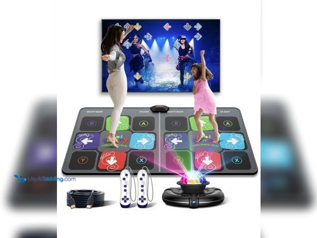 Lot 49-5436300 - FWFX Dance Mat for TV Games - Wireless Musical Electronic Dance Pad for Kids & Adults, 2-Player Indo...