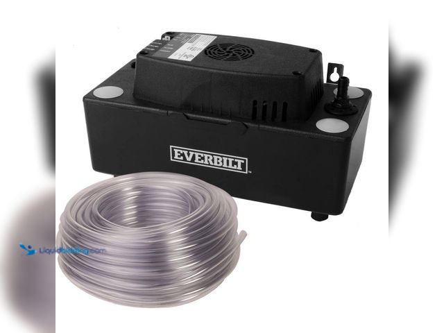 Lot 49-3566016 - Everbilt
120-Volt Condensate Pump w/ Hose. Model # EB-PUMP-T. Used slightly. Dirty