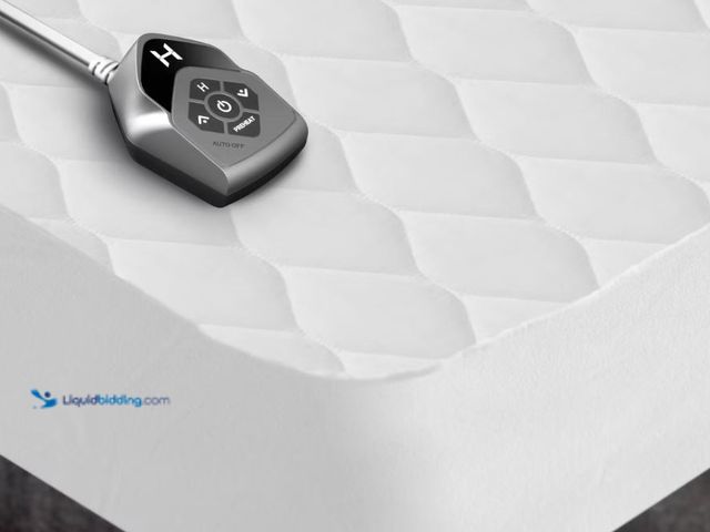 Lot 49-5452097 - Biddeford Electric Heated Quilted Mattress Pad Item is used.