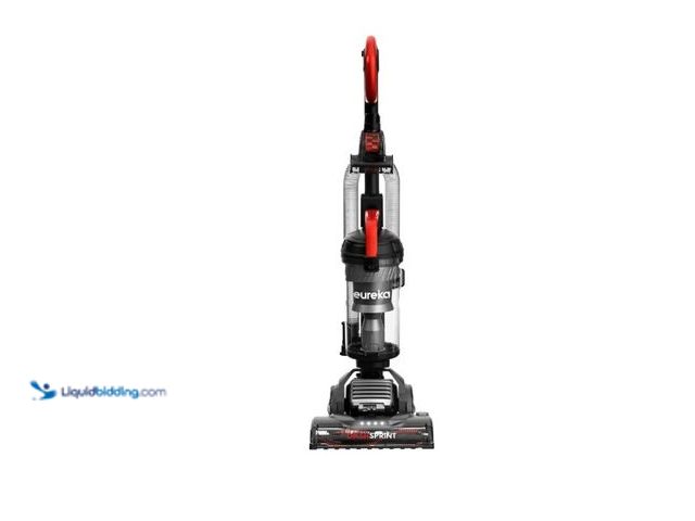 Lot 49-5543688 - Eureka Dash-Sprint Upright Vacuum, Dual Motor, Lightweight, Pet Turbo, LED Headlights, Black and Red...