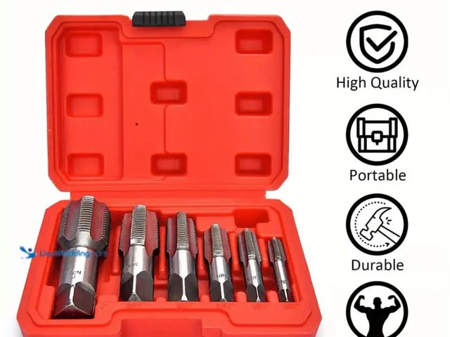 Lot 49-1816675 - New 6pcs Pipe Thread tap tool Set