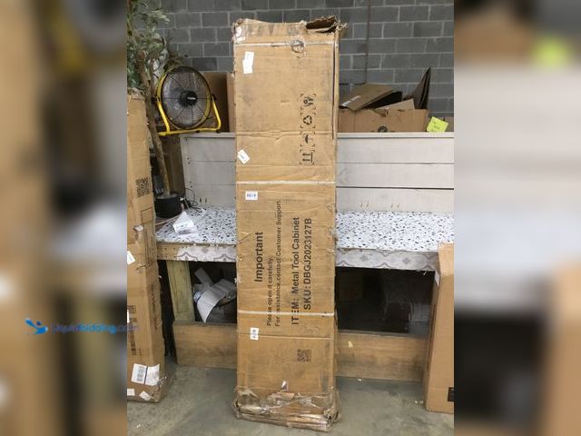Lot 49-5408077 - Metal Storage Cabinet, Locking Storage Cabinet, Metal Cabinets for Garage, Office, Home, Classroom- ...