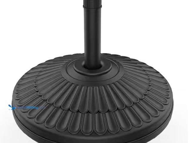Lot 49-2000393 - lohasco 80 lbs. HDPE Round Patio Umbrella Base Free Standing Heavy Duty Base Water and Sand in Black...