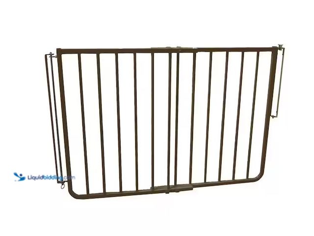 Lot 49-5545546 - Cardinal Gates
30 in. H x 27 in. to 42.5 in. W x 2 in. D Stairway Special Outdoor Safety Gate in Br...