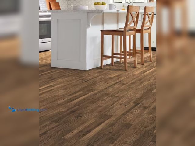 Lot 49-1602240 - Approx. (637) sq. ft. of Trafficmaster Glover Grove Reclaimed Oak 8 mm T x 8 in. W Water Resistant L...