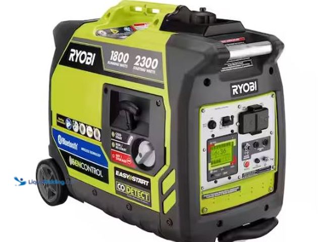 Lot 49-1518078 - RYOBI 2,300-Watt Recoil Start Bluetooth Super Quiet Gasoline Powered Digital Inverter Generator with...