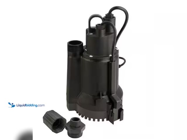 Lot 49-2006599 - Everbilt 1/3 HP Automatic Utility Pump, Model # EBAU33, Unused.  Ref#PA0727