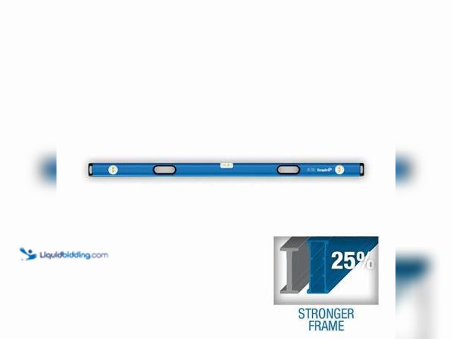 Lot 49-5541632 - Empire 48 in. Aluminum Box Level. Model # 650.48. Unused.