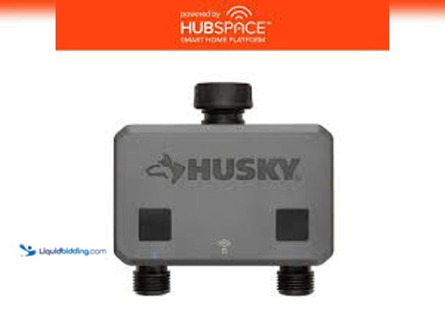 Lot 49-5485848 - Husky Smart Watering Timer for Irrigation and Sprinklers Powered by Hubspace. Model # 867006-1004. N...