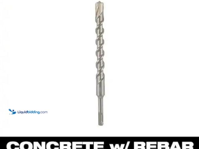 Lot 49-1569748 - Milwaukee 7/8 in. x 10 in. 4-Cutter SDS-PLUS Carbide Drill Bit, Model # 48-20-8328, Used.  Ref#SBS01...