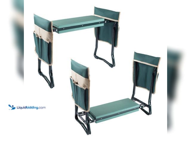 Lot 49-5487139 - Pure Garden
Gardening Kneeling Bench with Tool Pouches (attachments included) Unused