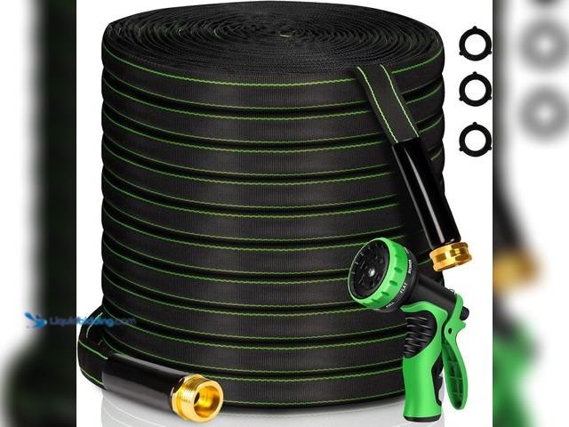 Lot 49-5413729 - Garden Hose 100 ft Water Hose Flexible Heavy Duty Outdoor Lightweight No Kink Long Non-Expandable Hi...