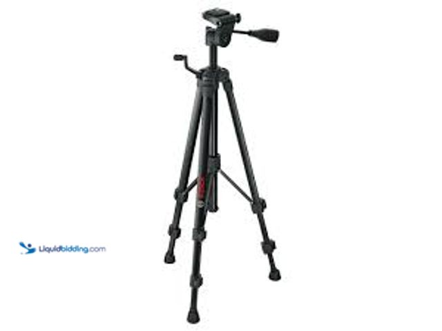 Lot 49-3540267 - Bosch Compact Tripod with Extendable Height for Use with Line Lasers, Point Lasers, and Laser Distan...