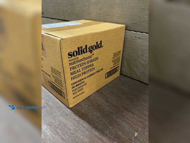 Lot 49-5487247 - Solid Gold Protein Shreds Meal Topper 12packs 3oz New