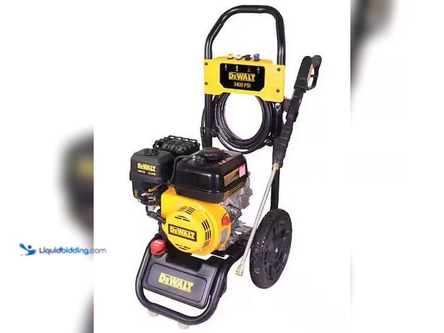 Lot 49-5478380 - DEWALT
3400 PSI 2.5 GPM Gas Cold Water Pressure Washer with DeWalt 210 Engine Internet # 327814496...