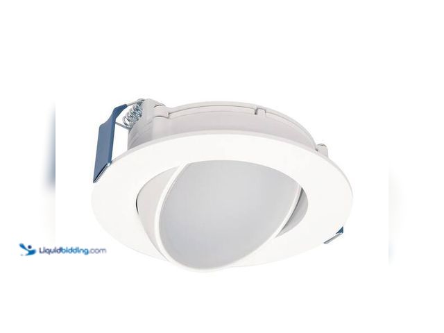 Lot 49-5446831 - HALO
HLA Series 4 in. Adjustable CCT Canless IC Rated Dimmable Indoor, Outdoor Integrated LED Reces...