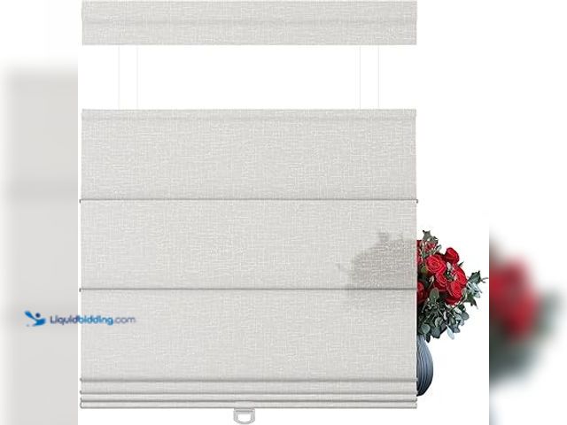 Lot 49-5436762 - BERISSA Light Filtering Roman Shades for Windows Cordless, Top Down Bottom Up Roman Blinds, Thermal ...