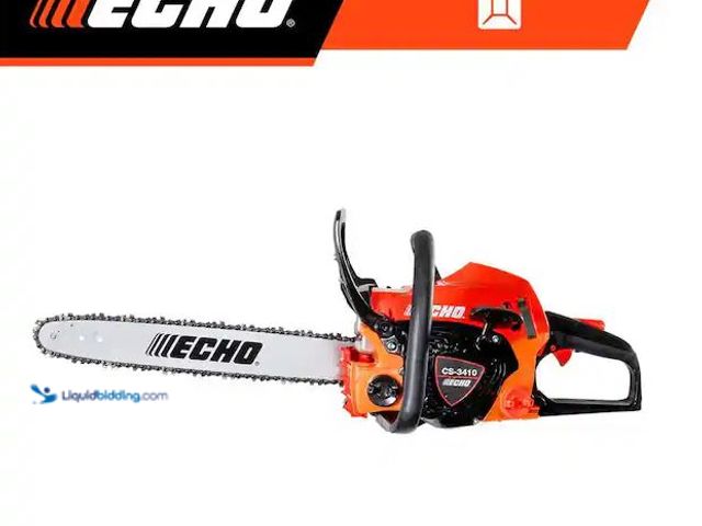 Lot 49-1568804 - ECHO 14 in. 34.4 cc Gas 2-Stroke Rear Handle Chainsaw with Automatic Chain Oiler Model # CS-3410-14,...