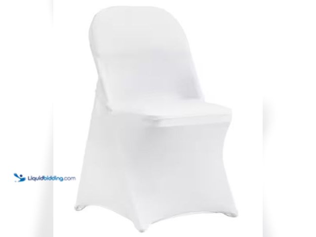 Lot 49-2022242 - VEVOR 50 Piece Stretch Spandex Folding Chair Covers Universal Fitted Slipcovers Removable Washable P...