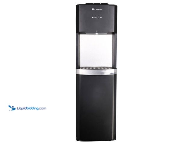 Lot 49-3564017 - Matte Black and Stainless Steel Bottom Load Water Dispenser New