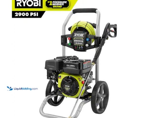 Lot 49-1627639 - RYOBI 2900 PSI 2.5 GPM Cold Water Gas Pressure Washer with 212cc Engine Model # RY802925, Used, Has ...