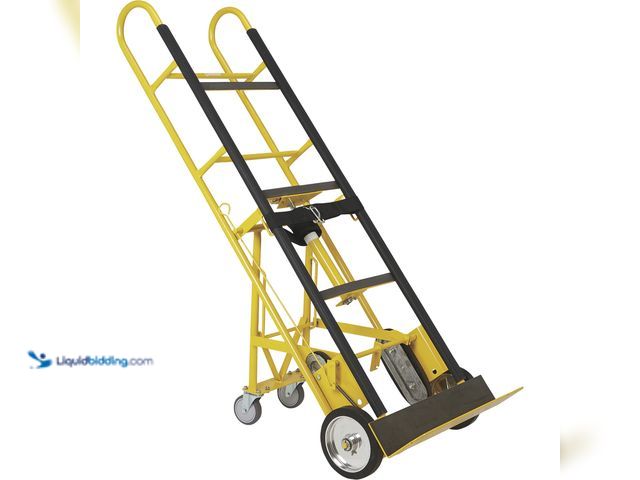 Lot 49-3540305 - Strongway Industrial Appliance Hand Truck 1200-Lb. Capacity, 2 or 4 Wheel Position, Rubber Coated St...