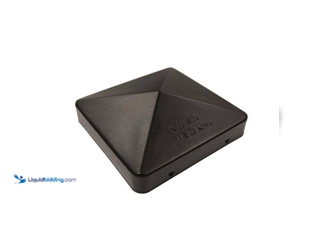 Lot 49-5464027 - NUVO IRON
Easy-Cap 6 in. x 6 in. Black Galvanized Steel Pyramid Post Cap (6-Pack) Unused