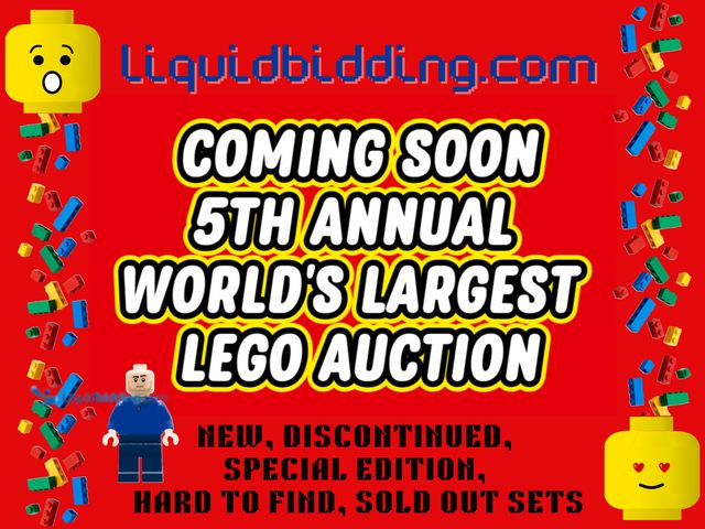 WATERFORD: 5th Annual Worlds Largest LEGO Auction Hundreds of Legos. New, Discontinued, Special Edition, Hard to Find, Sold Out and More. December 2nd, 2025
