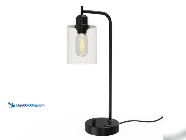 Lot 49-5547018 - Atmospheres Industrial Table Lamp, Model # 9568HD, new/factory sealed.